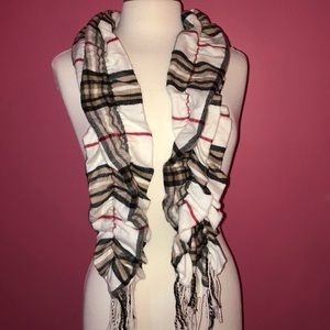 Faux burberry scarf